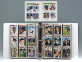 1977 TOPPS BASEBALL CARD ALBUM