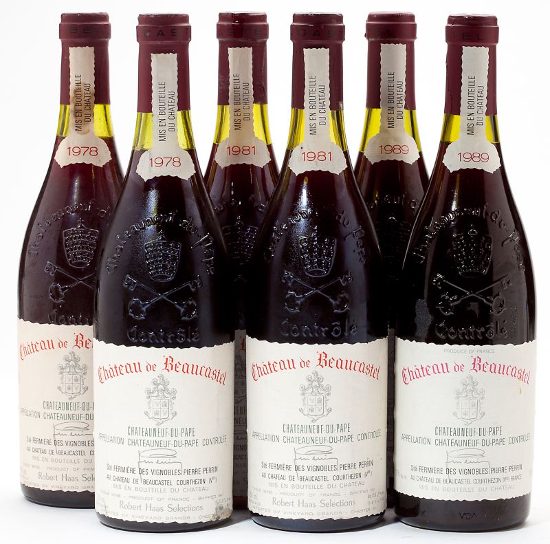 1978 1981 1989 Chateauneuf du Pape6