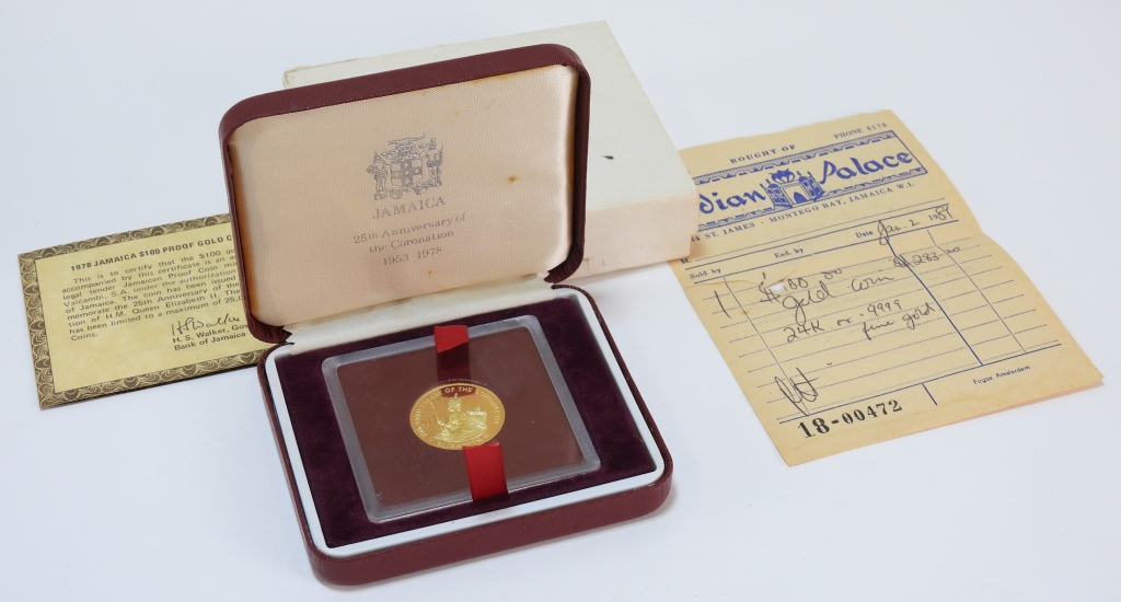 1978 JAMAICA $100 COMMEMORATIVE
