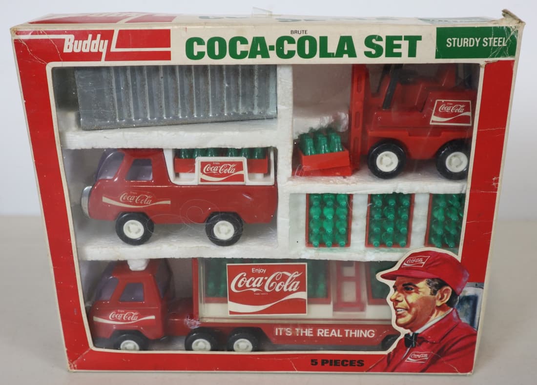 1979 BUDDY L COCA COLA TRUCKING AND