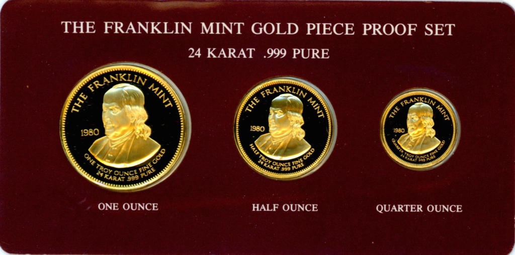 1979 FRANKLIN MINT GOLD PIECE
