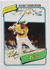 1980 TOPPS RICKEY HENDERSON RC