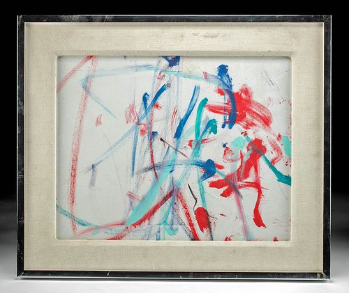 1980S ABSTRACT PAINTING BY RUBY THE