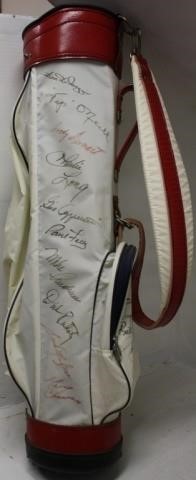 1980'S AUTOGRAPHED GOLF BAG
