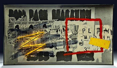 1980S BILL KANE MIXED MEDIA W/