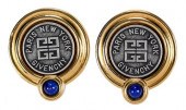 1980S GIVENCHY LOGO CLIP-ON EA