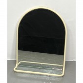 1980s Wall mirror with shelf.