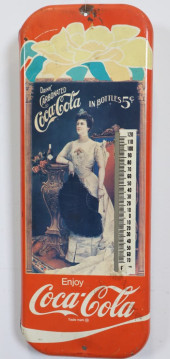 1981 COCA COLA THERMOMETER, 6X