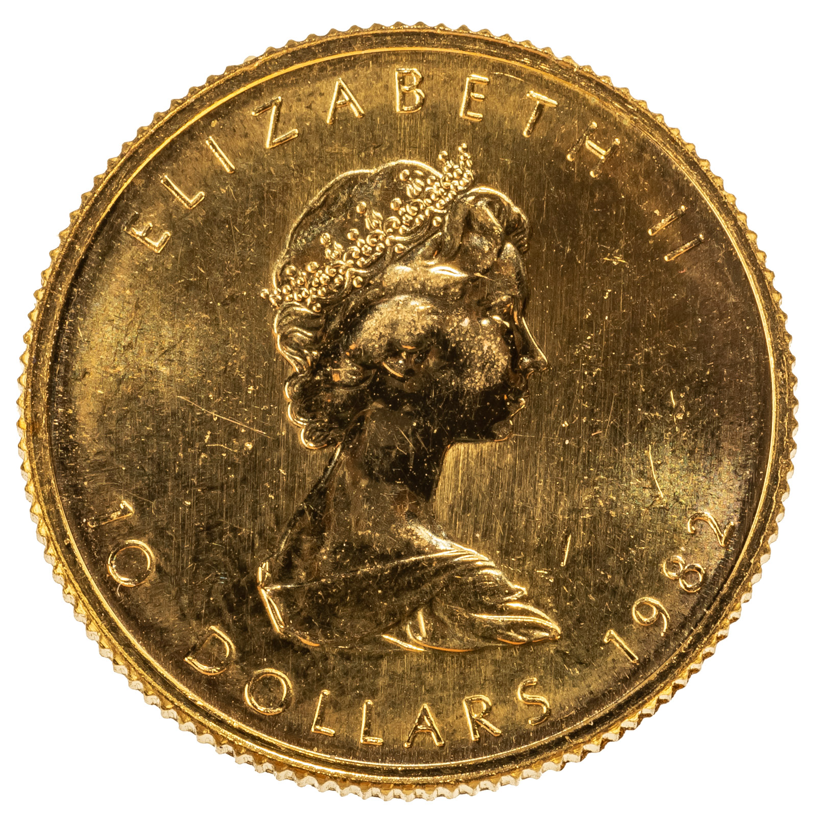 1982 1/4 OZ CANADIAN GOLD MAPLE