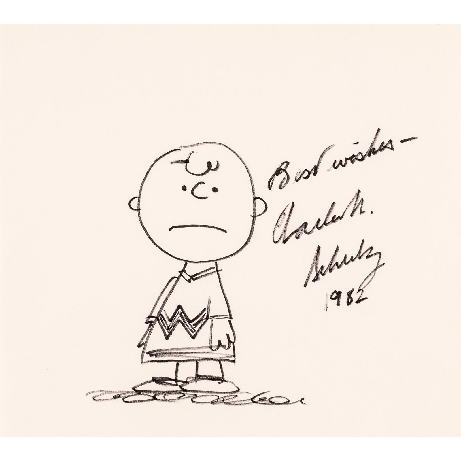 1982 BEST WISHES-CHARLES SCHULZ