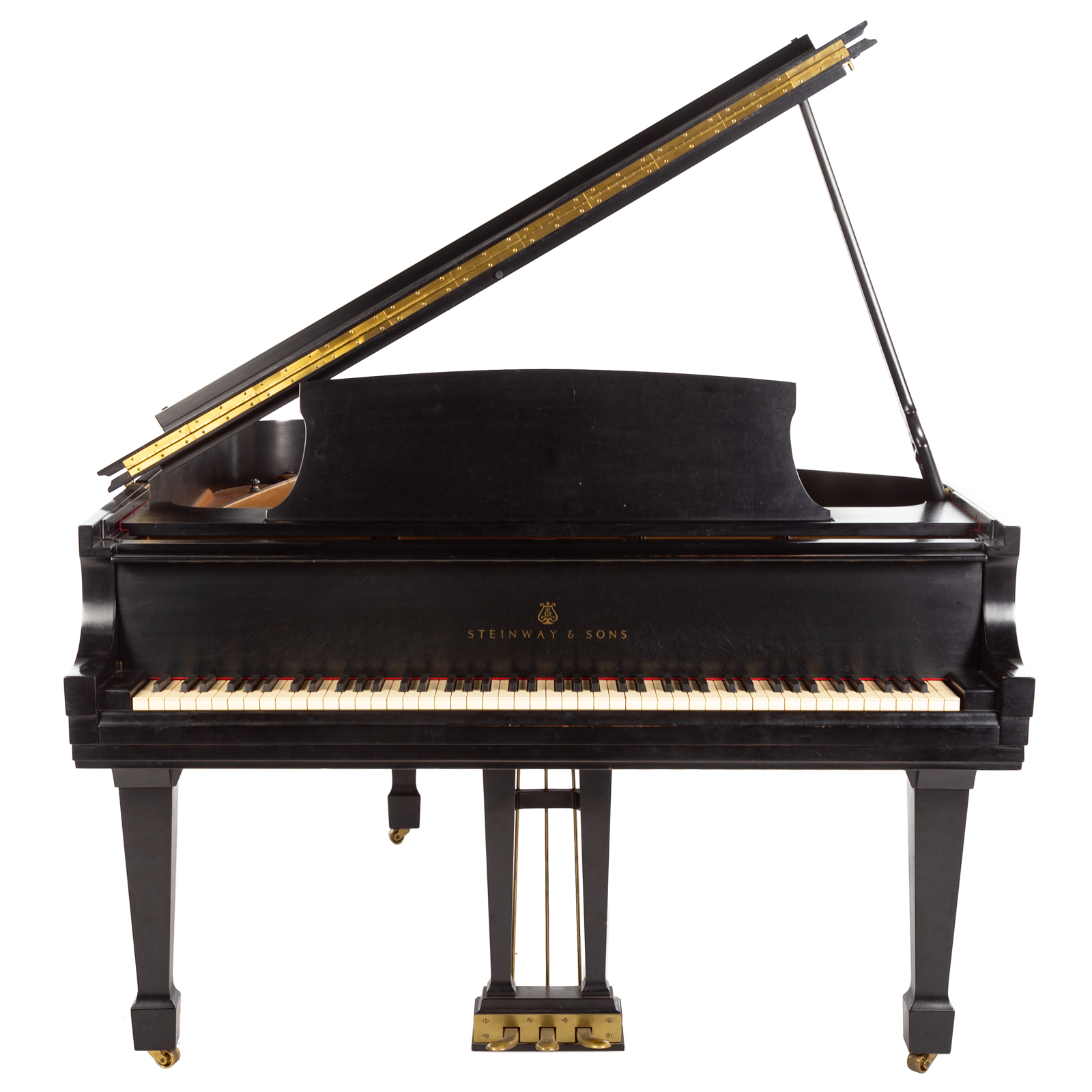 1982 EBONIZED STEINWAY & SONS GRAND