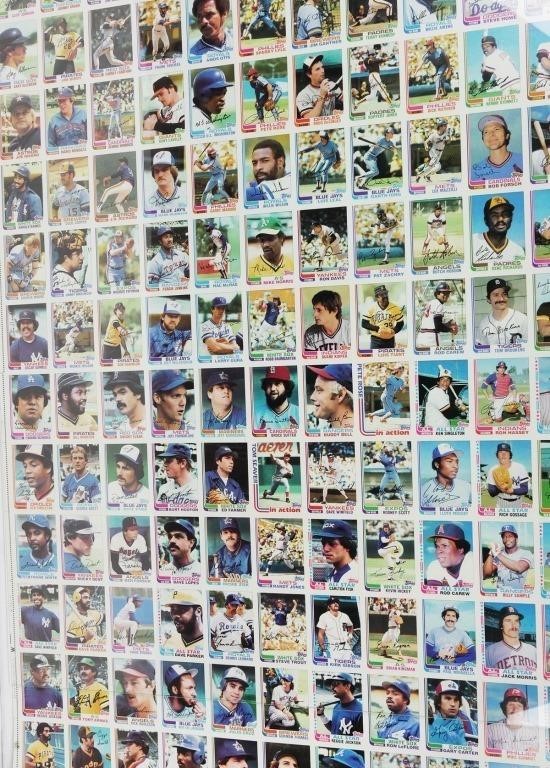 1982 TOPPS BASEBALL UNCUT