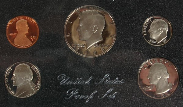 1983, 84, & 85 U.S. Mint Proof Sets
