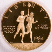 1984 UNITED STATES $10 OLYMPIC