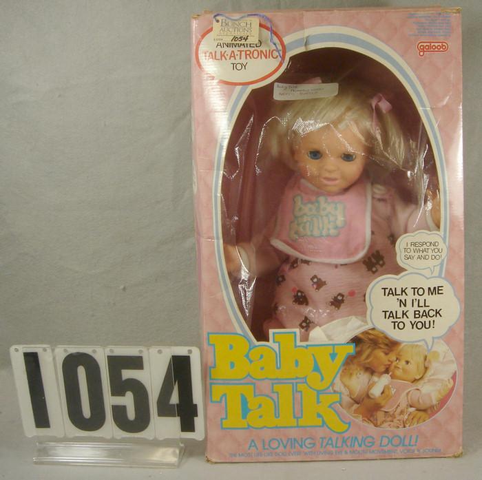 1985 Galoob Baby Talk Doll, mint in