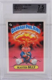 1985 TOPPS GPK #8B BLASTED BIL