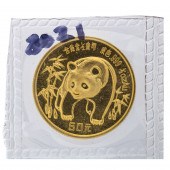1986-50 YUAN GOLD PANDA 1986-5
