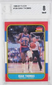 1986-87 FLEER ISIAH THOMAS RC