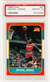 1986 FLEER MICHAEL JORDAN #57