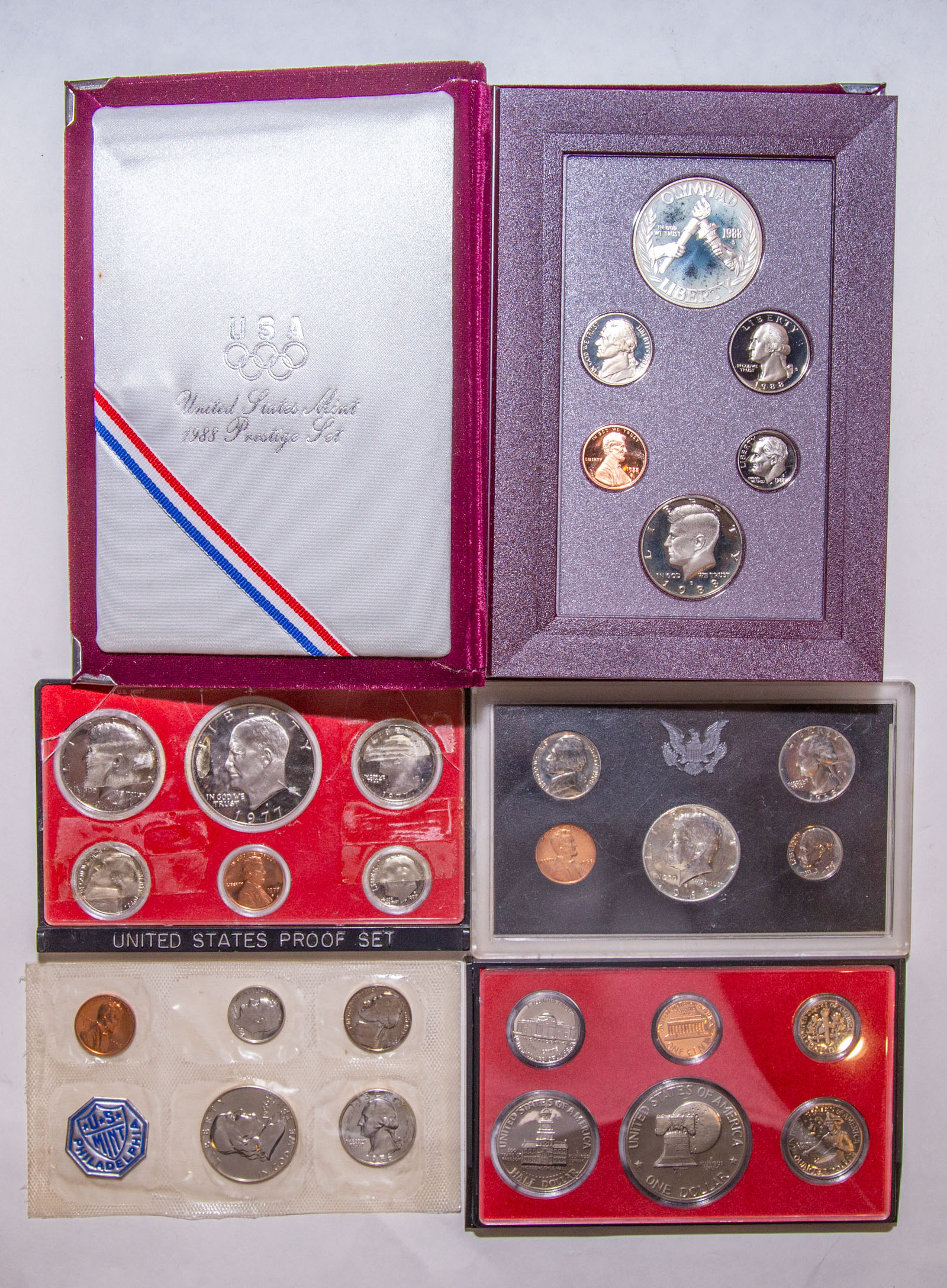 1986 PRESTIGE PROOF SET & 1956