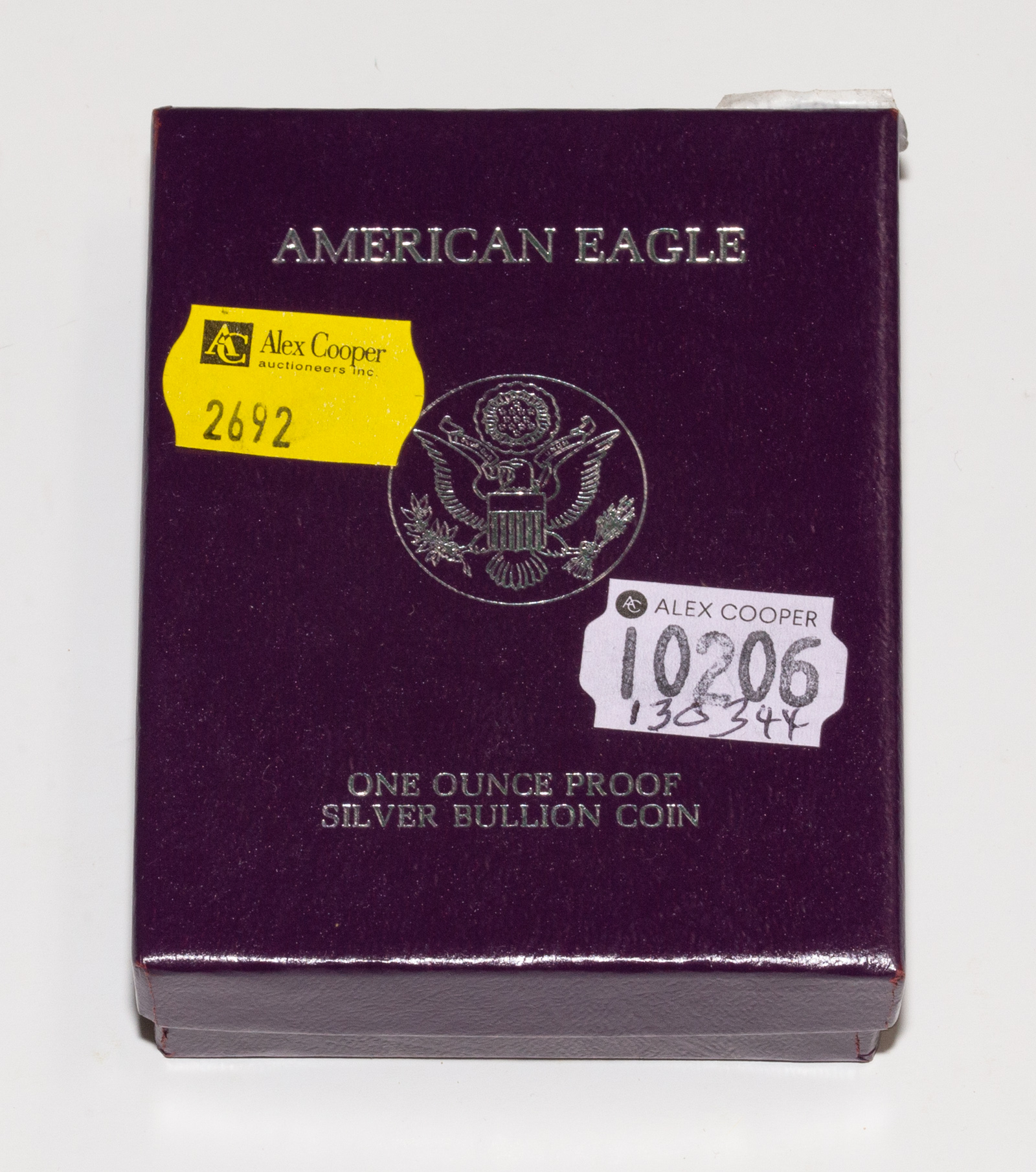 1986-S SILVER EAGLE PROOF .