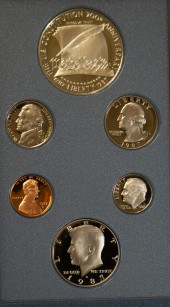 1987 & 1990 PRESTIGE PROOF SET