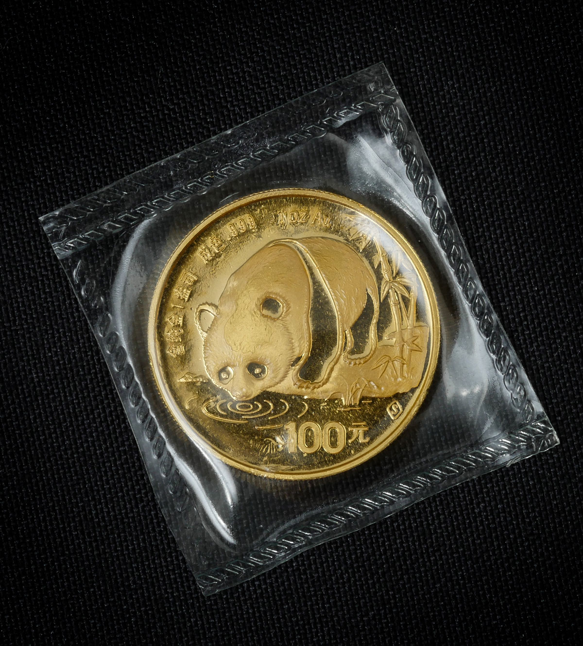 1987 CHINA 100 YUAN PANDA GOLD