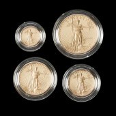 1988 AMERICAN EAGLE FOUR-COIN