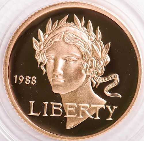 1988 OLYMPIC $5 COMMEMORATIVE