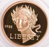 1988 OLYMPIC $5 COMMEMORATIVE