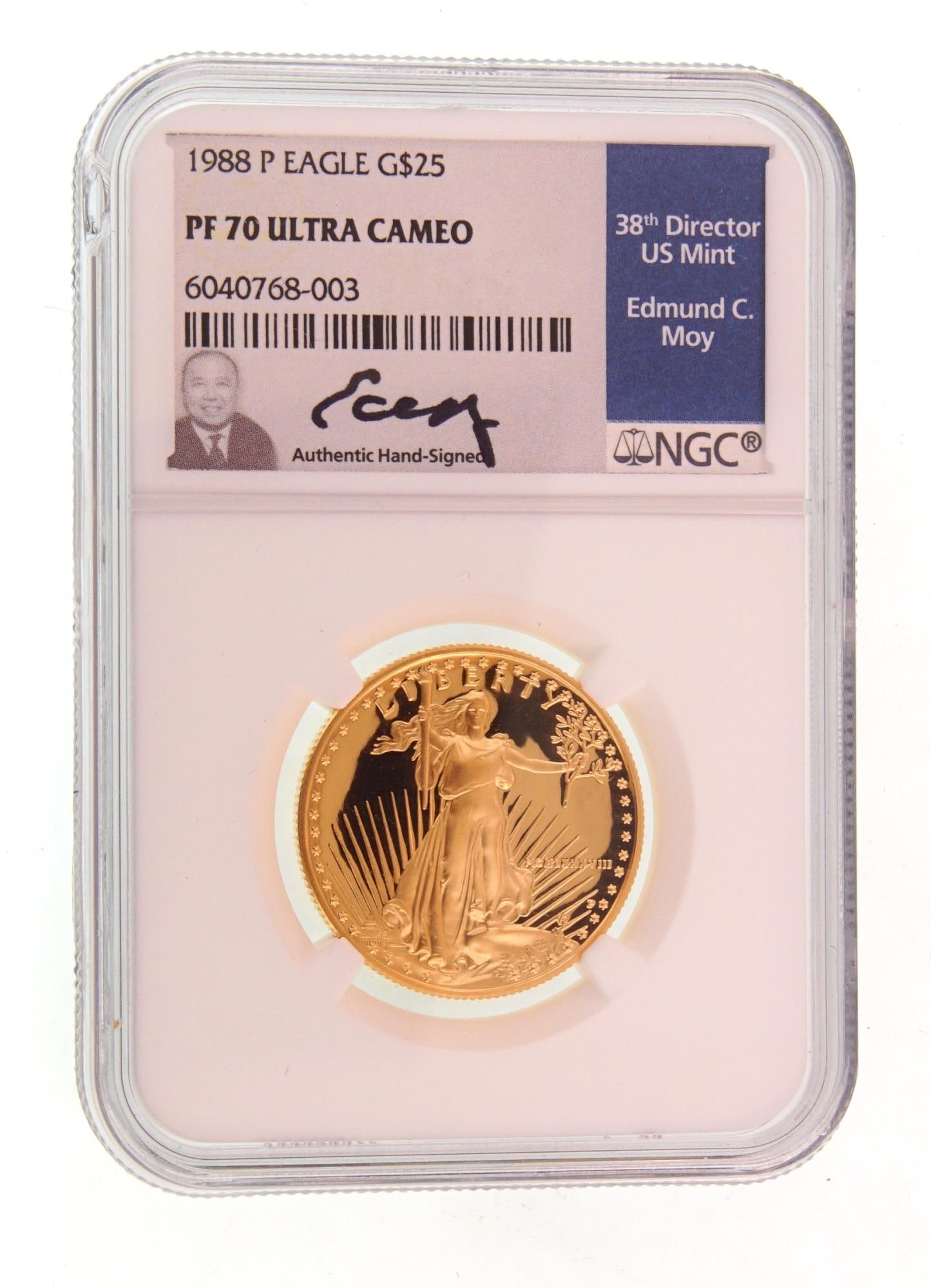 1988-P $25 GOLD EAGLE MOY
