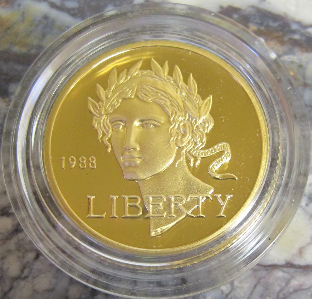 1988-W FIVE DOLLAR OLYMPIC