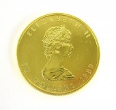 1989 CANADIAN MAPLE LEAF GOLD