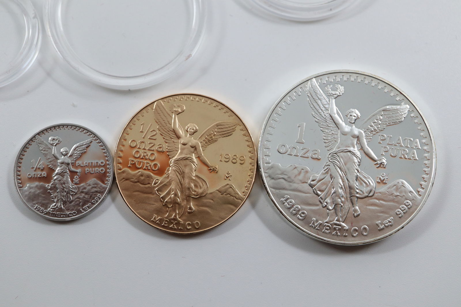 1989 PROOF RAINBOW SET; 7.776G
