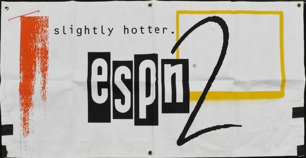 1990S ESPN PRESS BANNERVintage