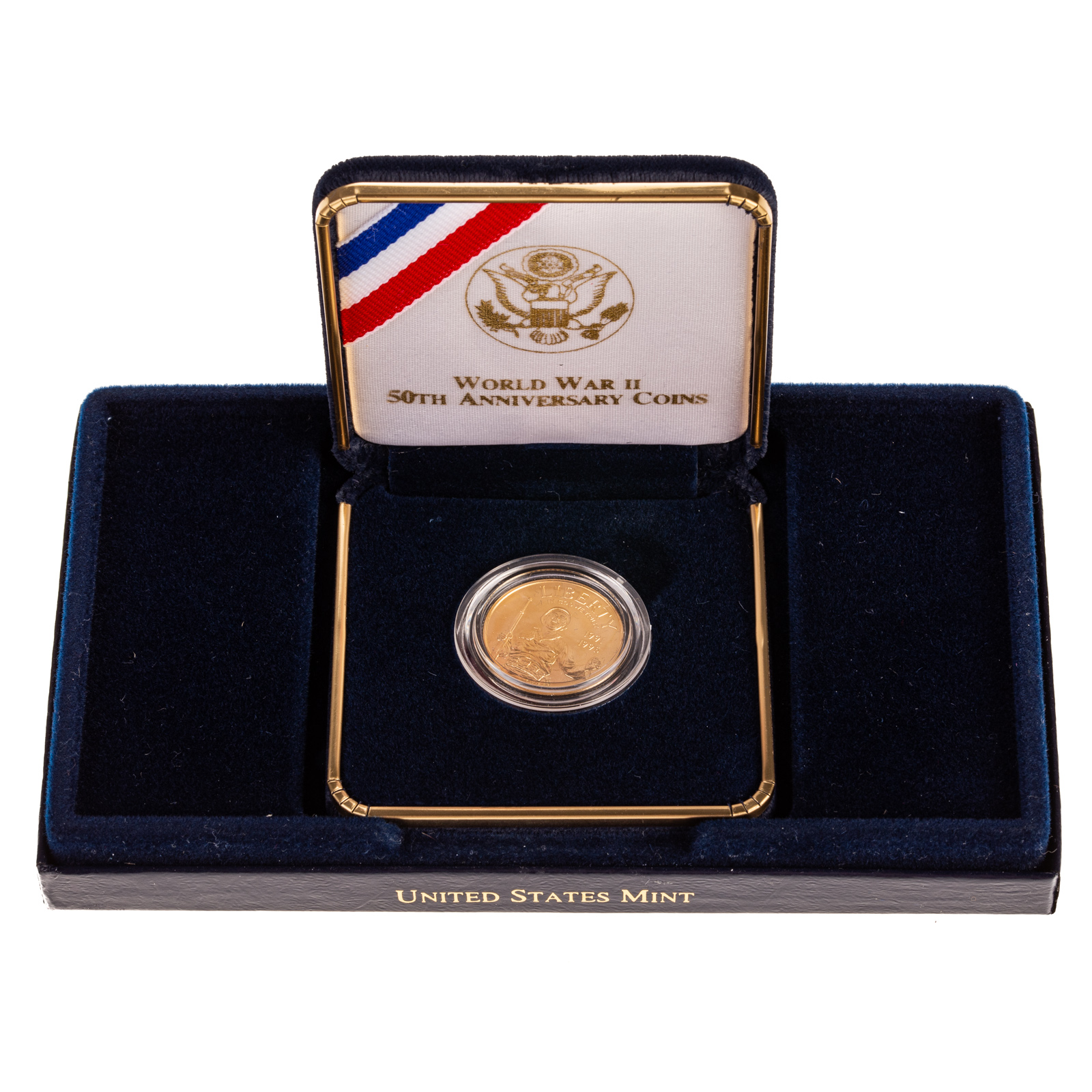 1991-95 $5 GOLD UNC WORLD WAR II