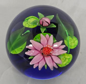 1991 LAMPWORK WATER LILY FLOWE