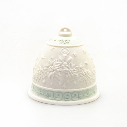 1992 LLADRO CHRISTMAS BELL ORNAMENT