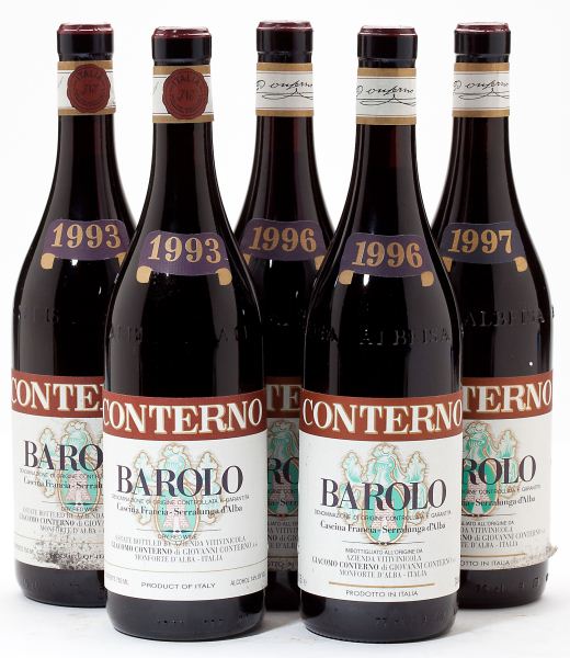 1993 1996 & 1997 Barolo5 total