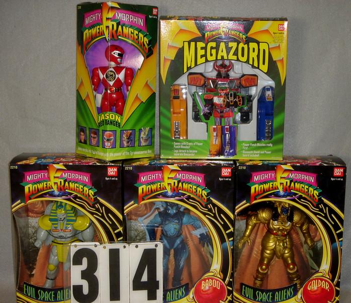 1993 Power Rangers Figures, set