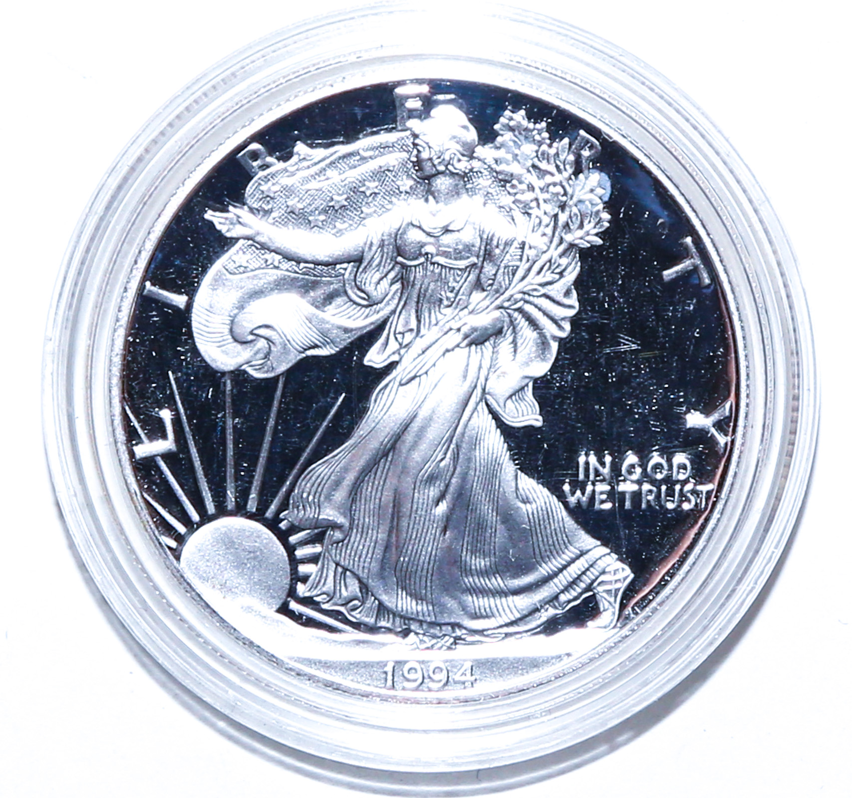 1994 PROOF SILVER EAGLE IN