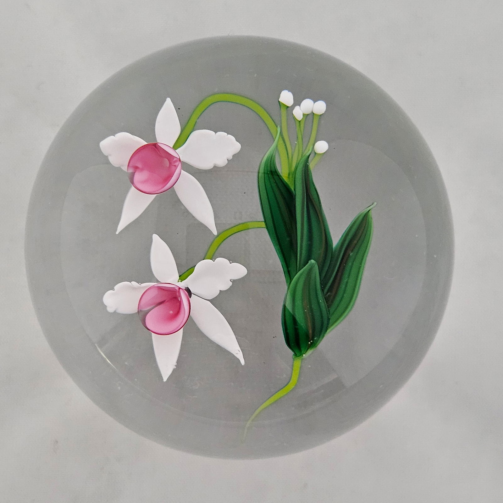 1996 LAMPWORK ORCHID FLOWERS