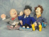 1996 Three Stooges dolls, 20 i