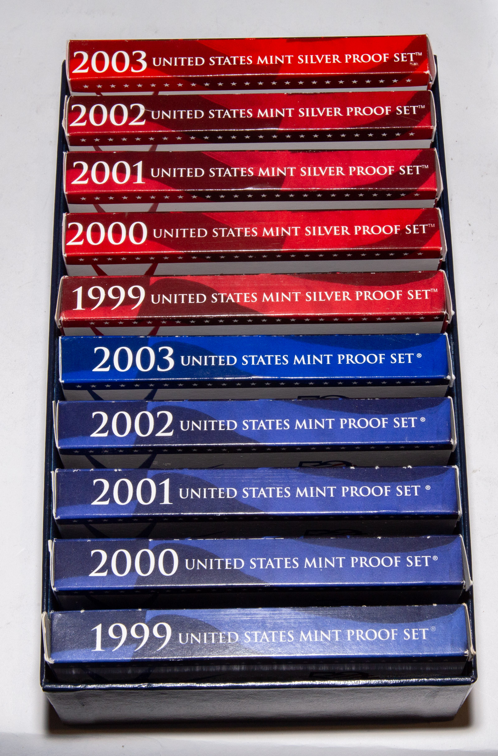 1999-2003 US PROOF SETS REGULAR &