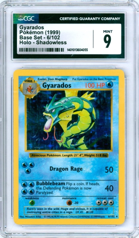 1999 POKEMON BASE SHADOWLESS