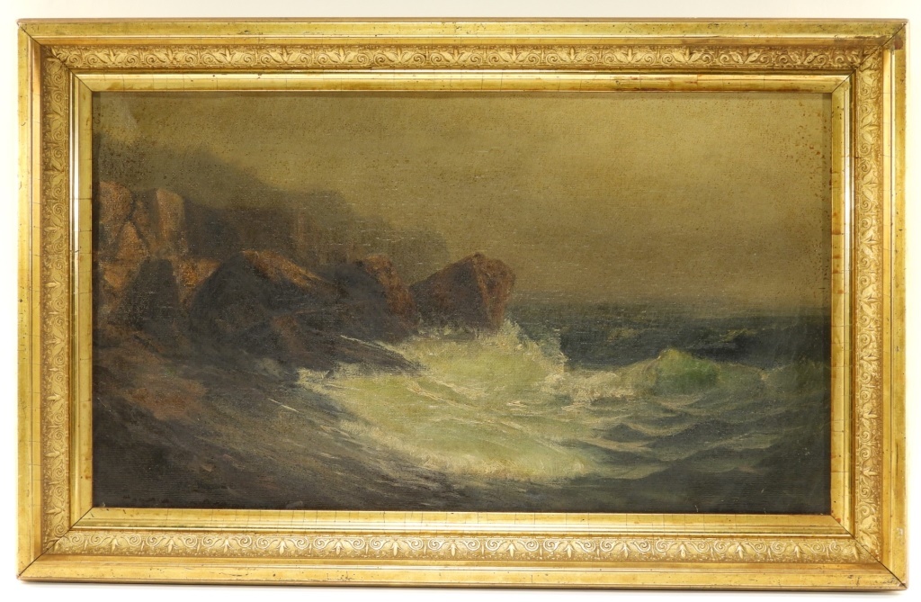 19C. AMERICAN COASTAL SEASCAPE WAVE