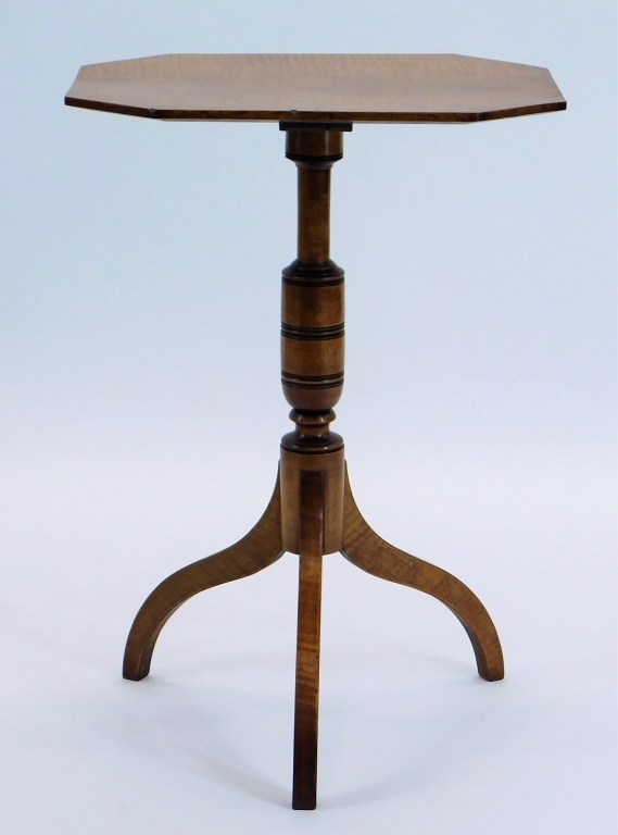 19C AMERICAN FEDERAL TIGER MAPLE