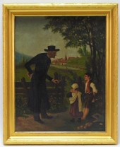19C AMERICAN FOLK ART MINISTER