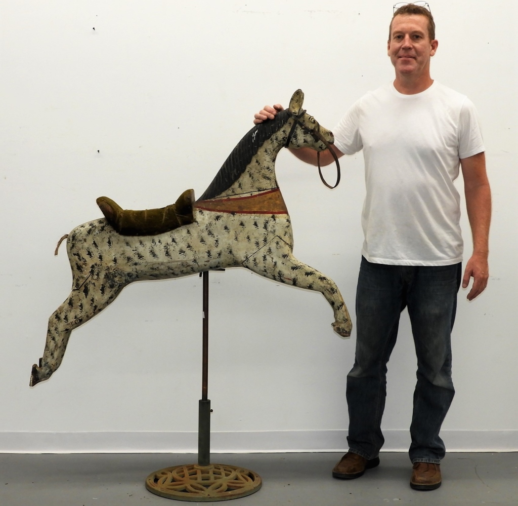 19C AMERICAN FOLK ART PAINTED