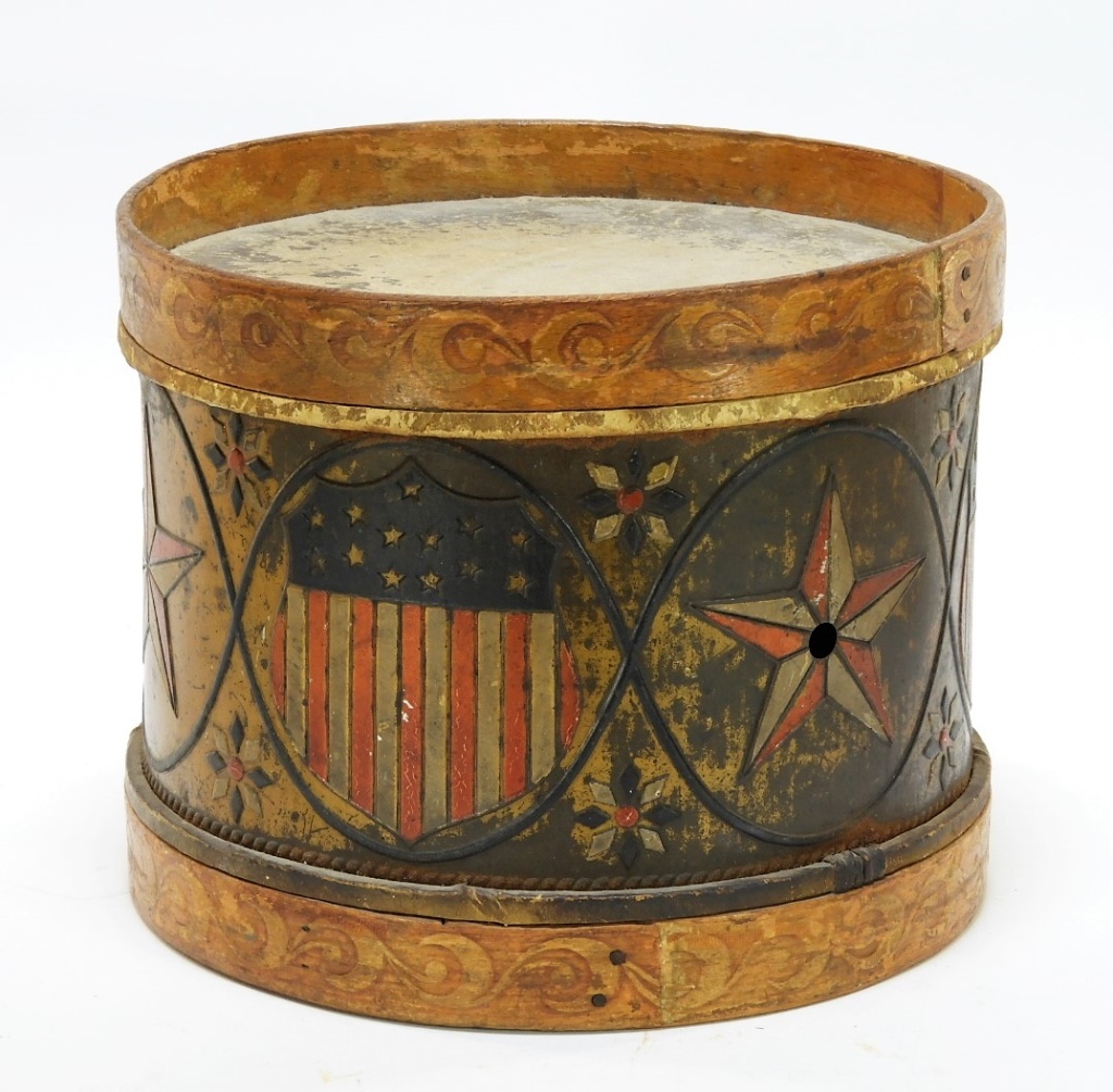 19C. AMERICAN FOLK TIN LITHOGRAPH